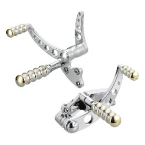 Kustom Tech K-Tech, Vintage Style forward controls. Polished & brass