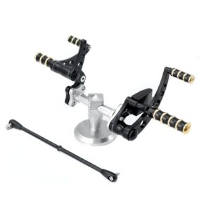 Kustom Tech K-Tech, Vintage Style forward controls. Black & brass