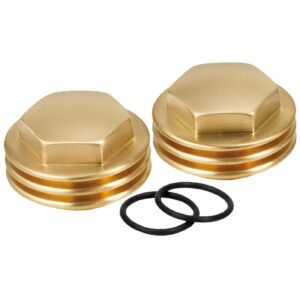 Kustom Tech K-Tech, Knuckle rocker nuts. Finned, satin brass