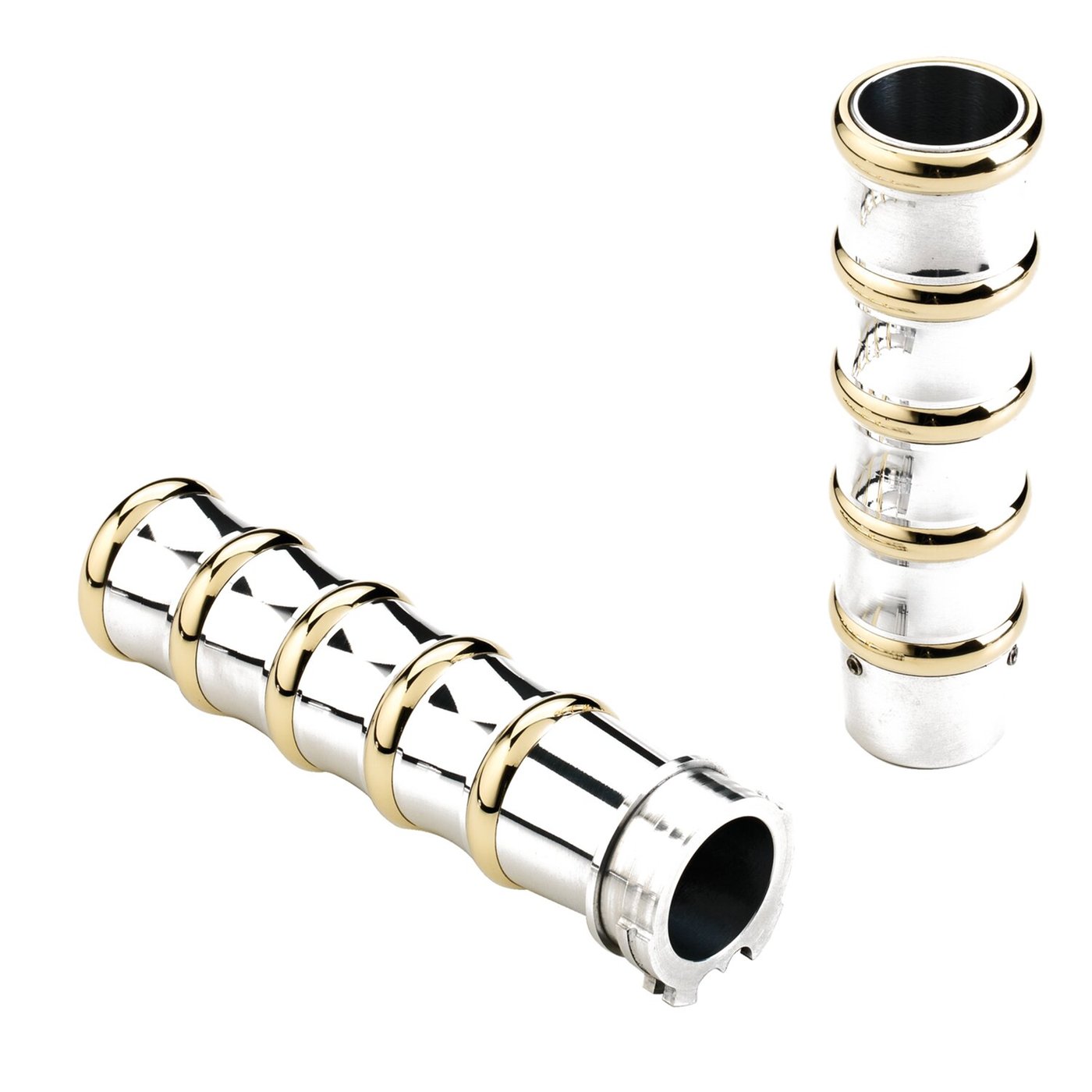 Kustom Tech K-Tech, vintage grips polished alu/brass
