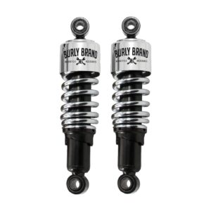Burly Burly, Slammer 10.5" lowering shocks. Chrome