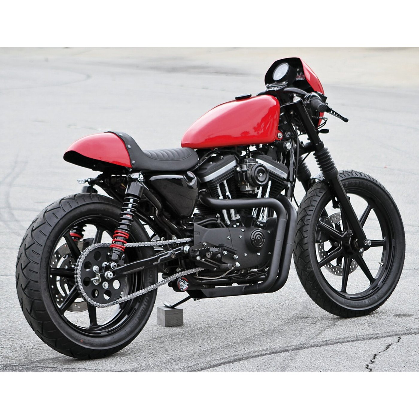 Burly Burly, Sportster cafe tail section. Paintable cowl - Image 2