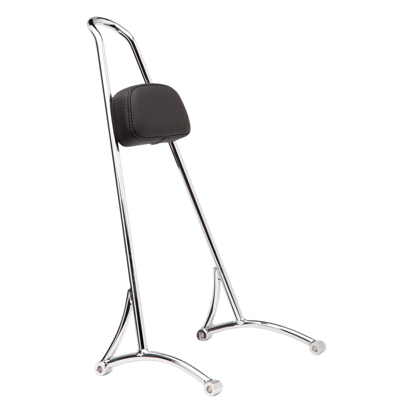 Burly Burly, sissy bar. 20" chrome, with backrest pad