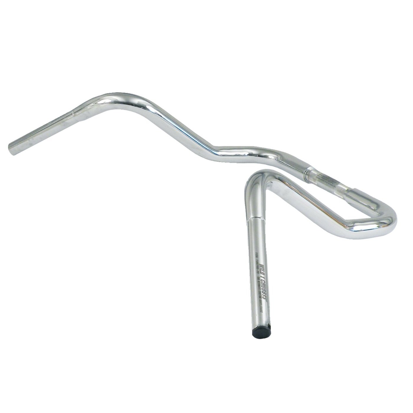 Wild1 Wild1, 1-1/4" Chubby Bagger Ape. Chrome, 12.5" rise - Image 2