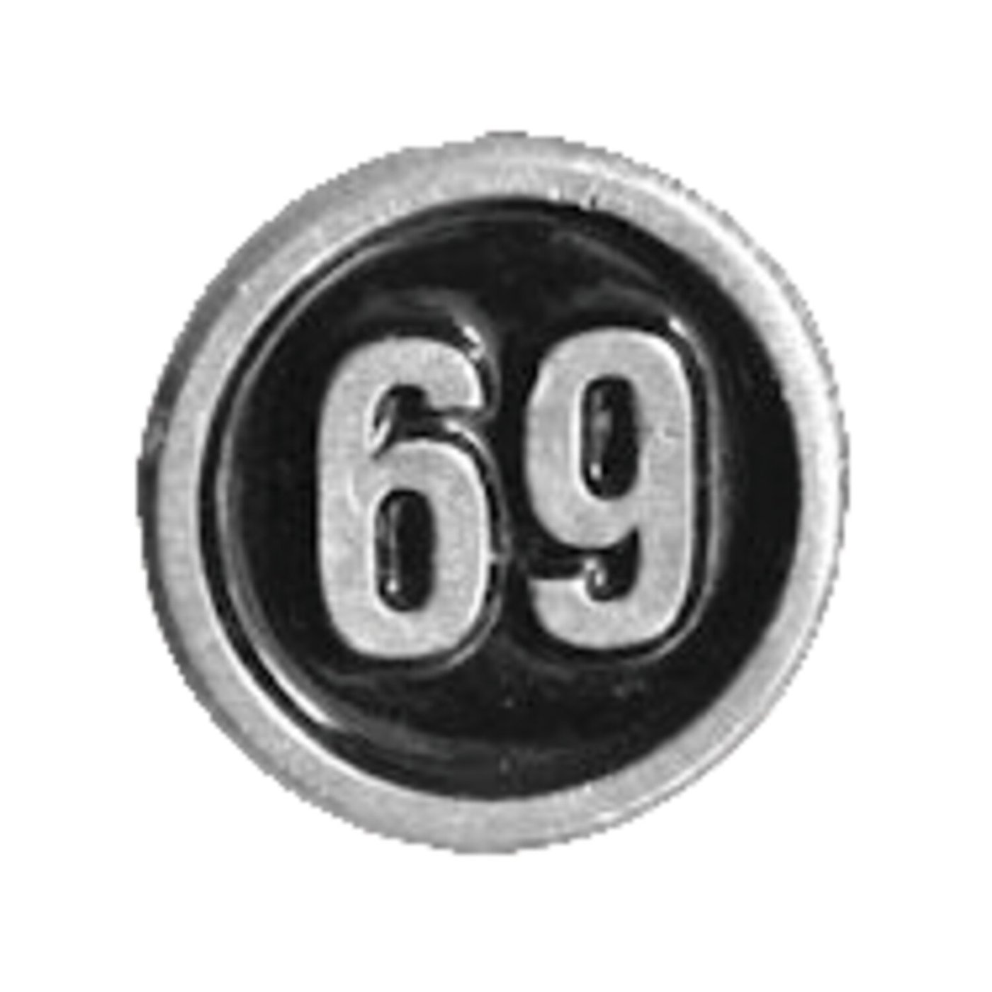 MCS # 69 biker pin