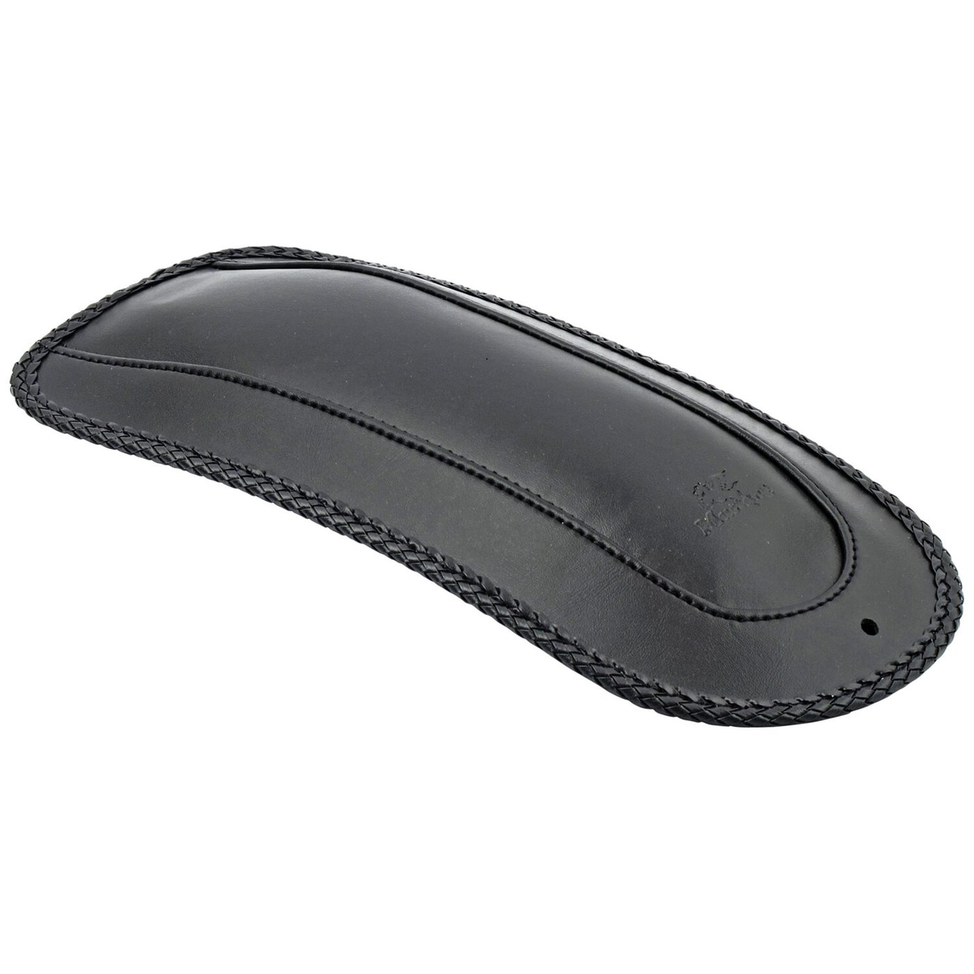 Mustang Mustang, rear fender bib. Plain with braided edges