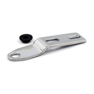 Mustang Mustang, passenger seat mount bracket kit. Chrome