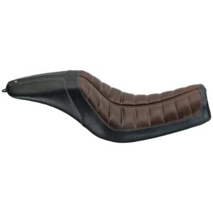Roland Sands Design Roland Sands Design, 2-up Enzo seat. Black/Brown