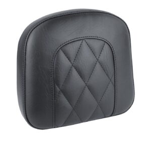 Mustang Mustang, OEM style sissy bar pad. Black. Diamond