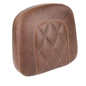 Mustang Mustang, OEM style sissy bar pad. Brown. Diamond
