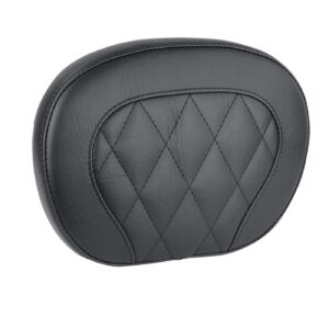 Mustang Mustang, setback sissy bar pad. Black. Diamond