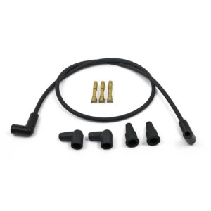 Compu-Fire Compu-Fire, 8mm spark plug 2 wire set, universal. Black