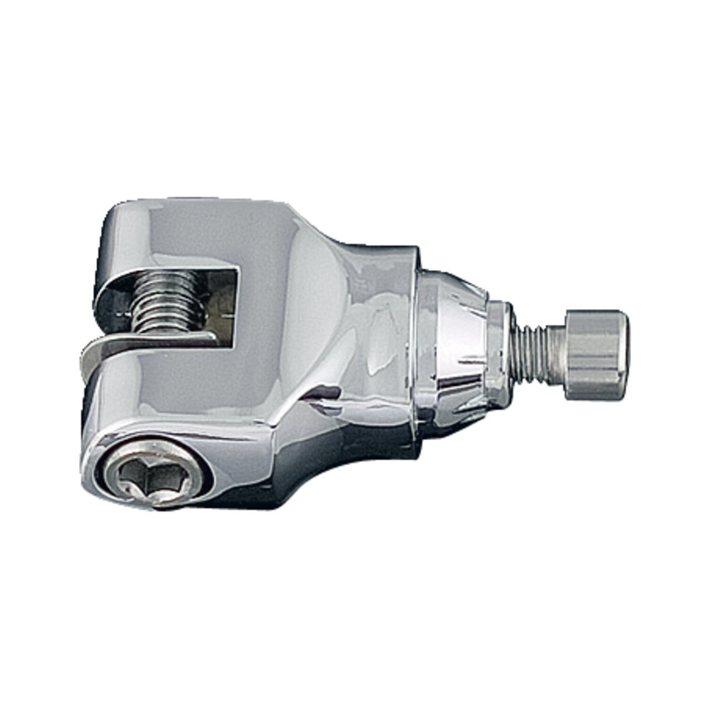 Kuryakyn Kuryakyn, Replacement serrated footpeg clevis. Chrome