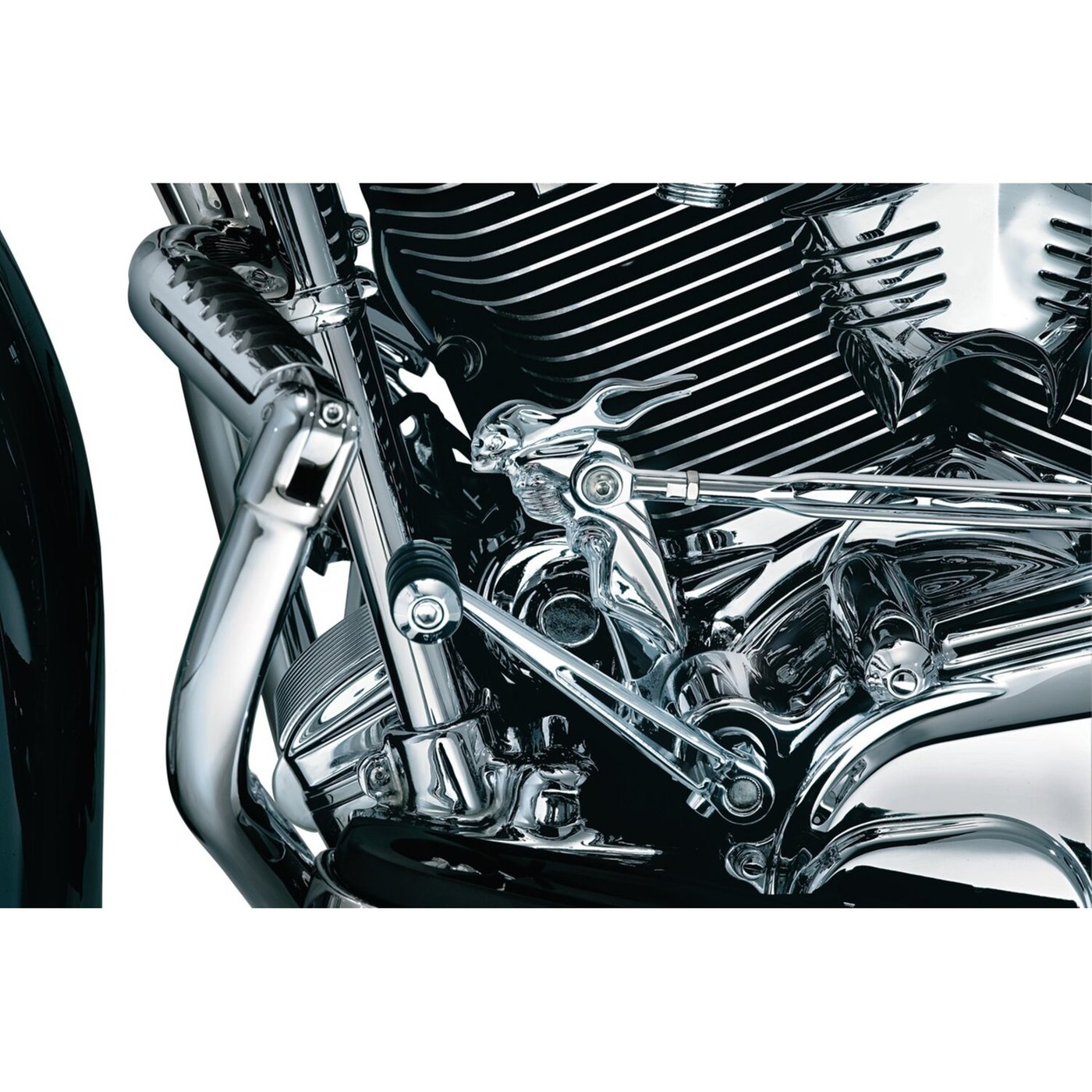 Kuryakyn Kuryakyn, Front shifter arm accent. Zombie. Chrome - Image 2