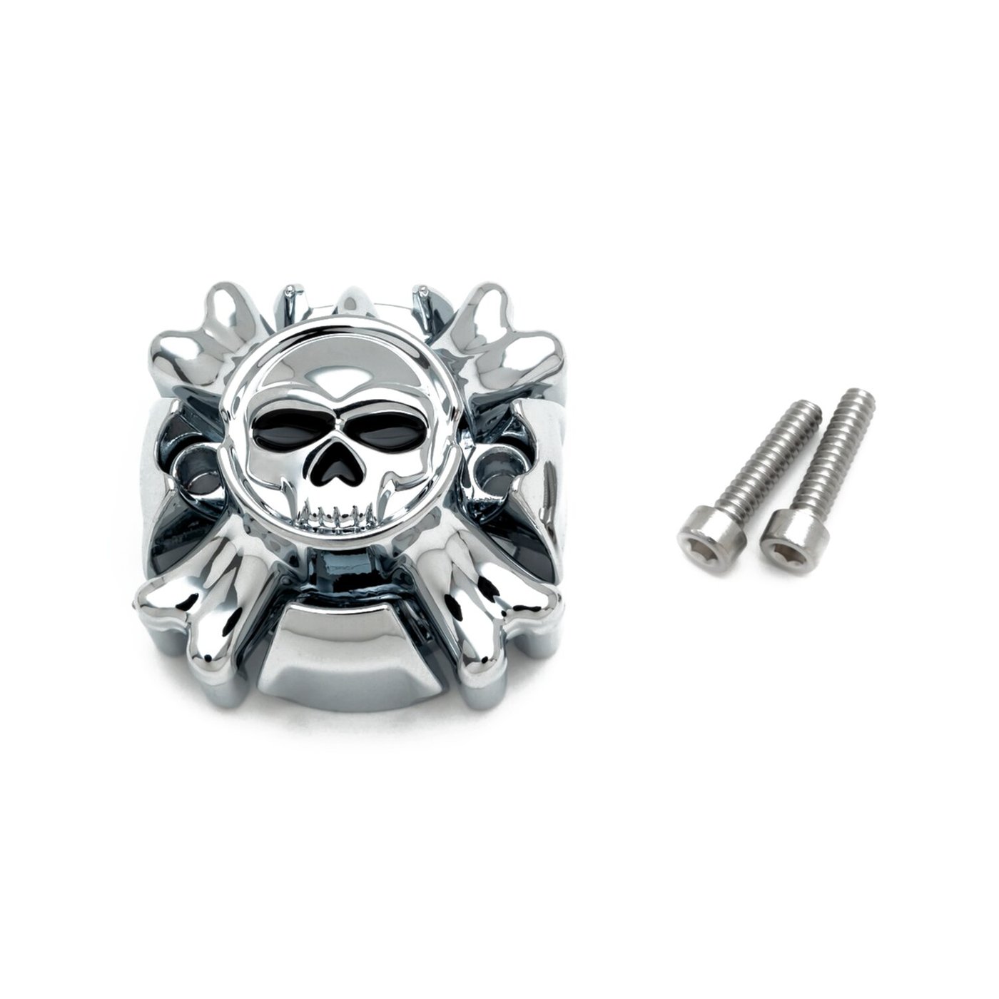 Kuryakyn Kuryakyn, Repl. Zombie end cap kit chrome