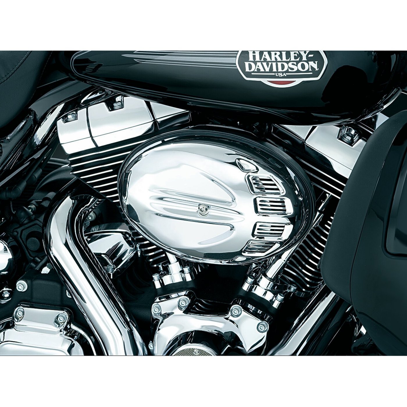 Kuryakyn Kuryakyn, Scarab air cleaner cover. Chrome - Image 2