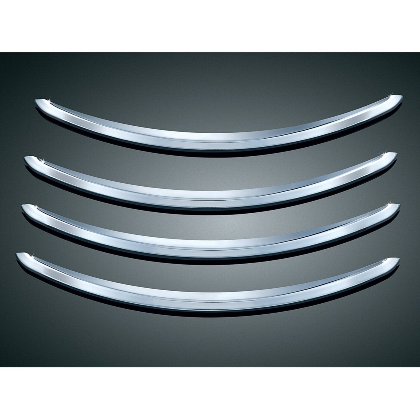 Kuryakyn Kuryakyn, Rear fender accent. Chrome & black