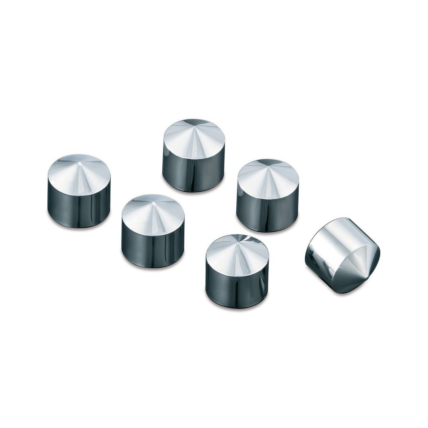 Kuryakyn Kuryakyn, Twin Cam peaked rocker box bolt cover 6-pk
