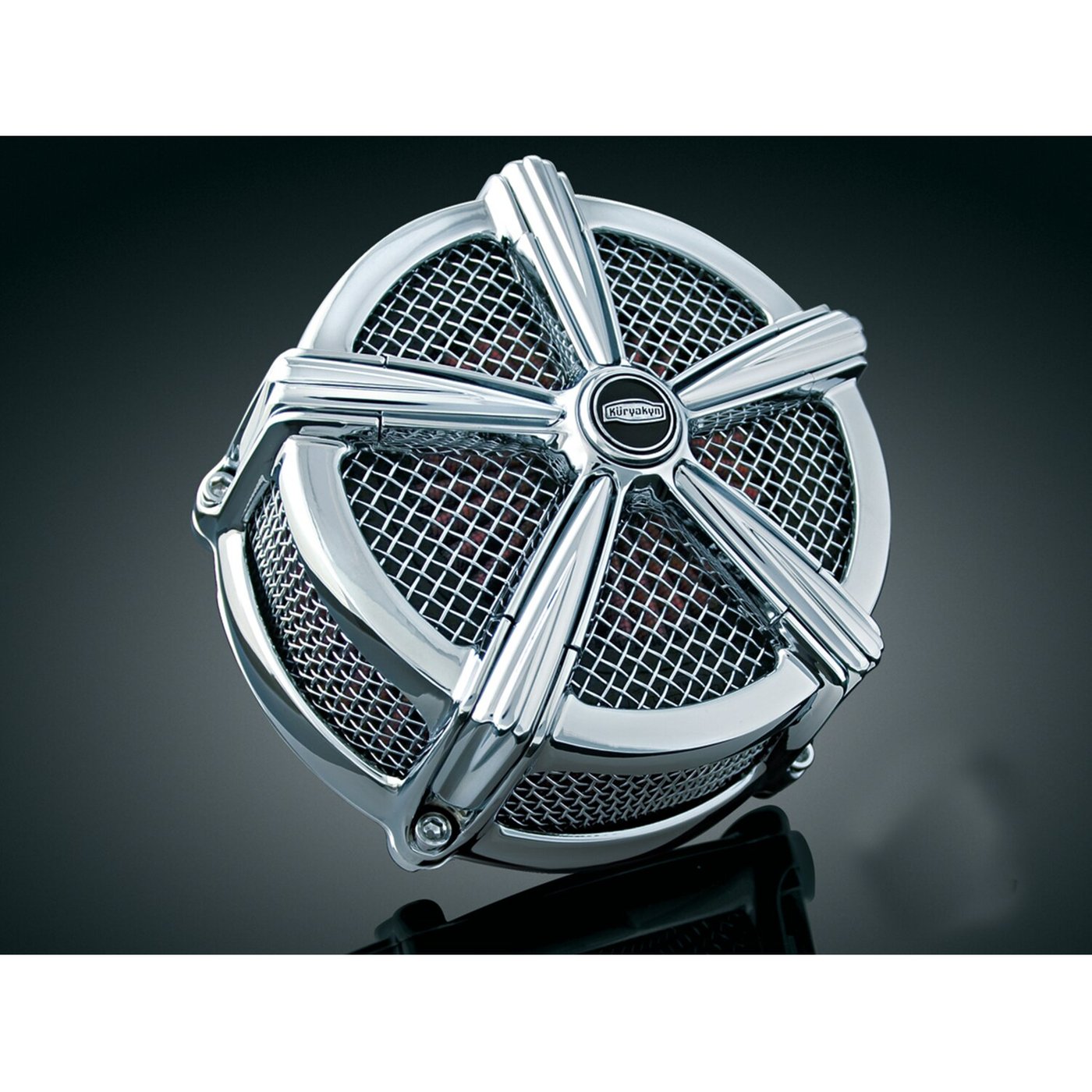 Kuryakyn Kuryakyn, Hi-Five Mach 2 air cleaner kit. Chrome