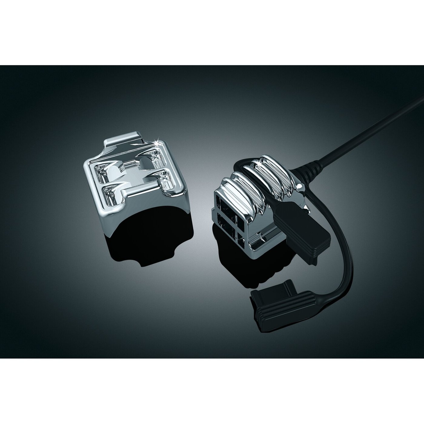 Kuryakyn Kuryakyn, Handlebar USB charger / power point. Chrome