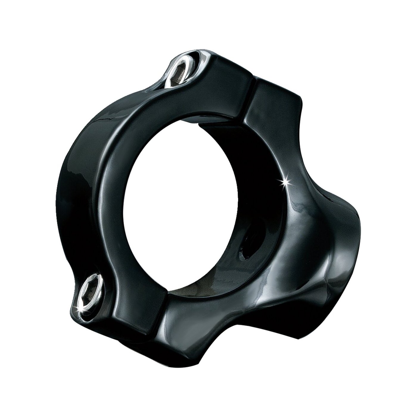 Kuryakyn Kuryakyn, license plate holder mount clamp. Gloss black