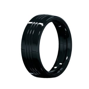Kuryakyn Kuryakyn, 7" headlamp trim ring. Gloss black