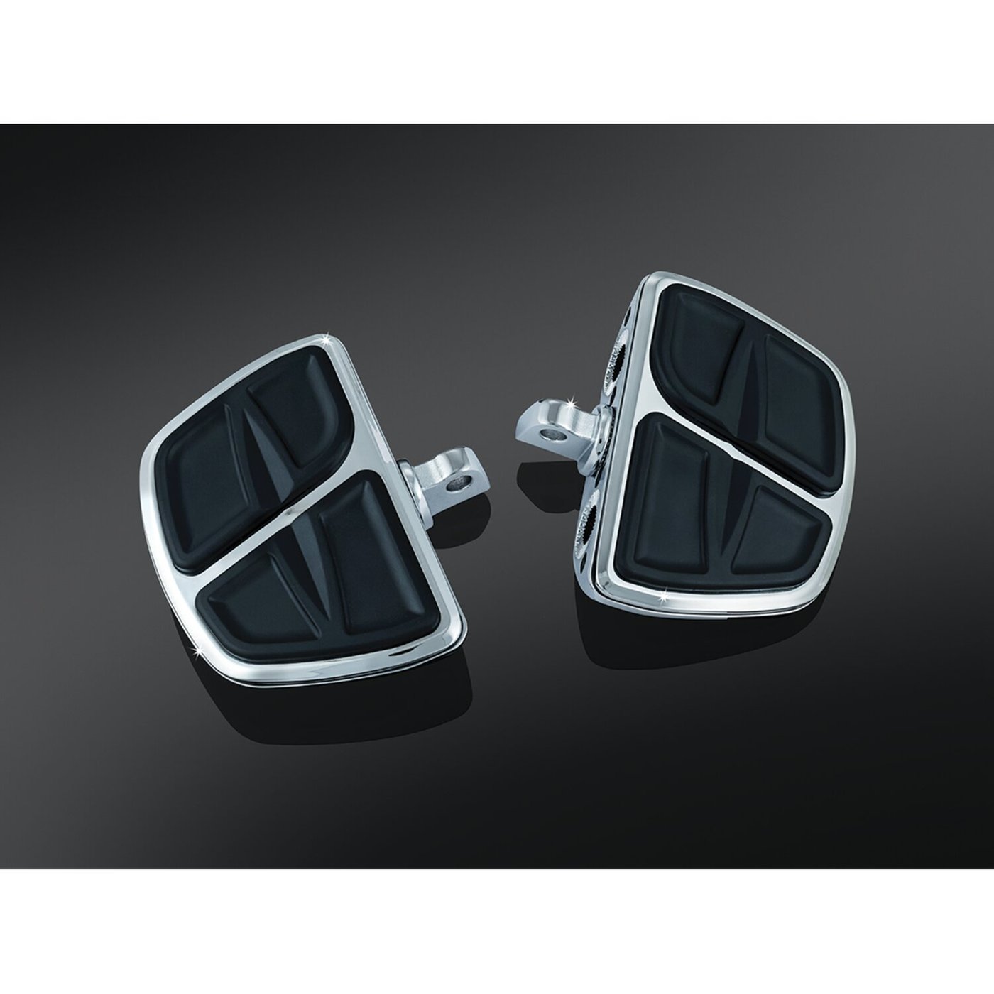 Kuryakyn Kuryakyn, Kinetic mini floorboard set. Chrome