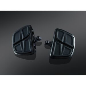 Kuryakyn Kuryakyn, Kinetic mini floorboard set. Gloss black