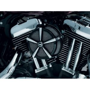 Kuryakyn Kuryakyn, Hi-Five Mach 2 air cleaner kit. Black/chrome