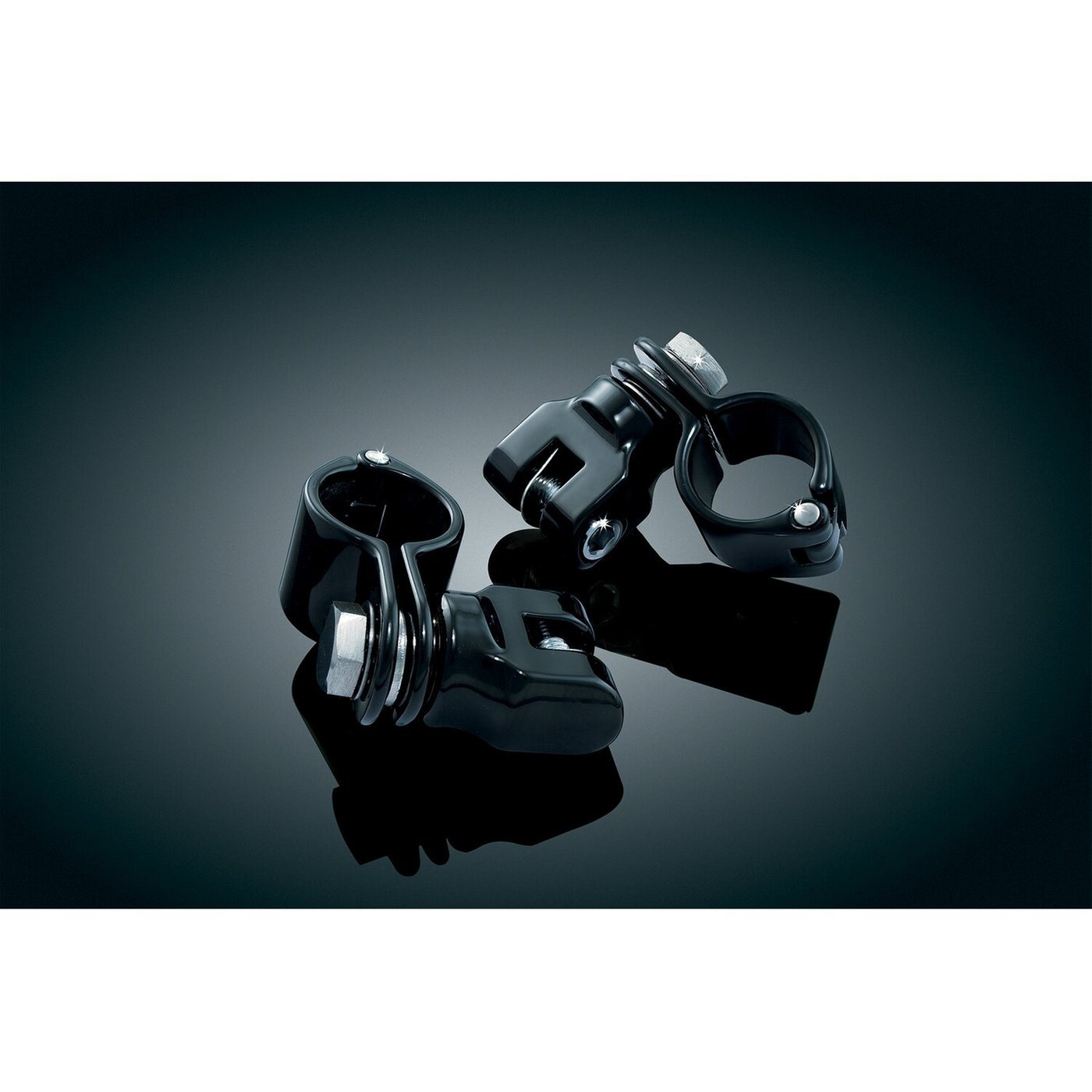 Kuryakyn Kuryakyn, Magnum cruise peg mounts 1-1/4" (32mm). Black