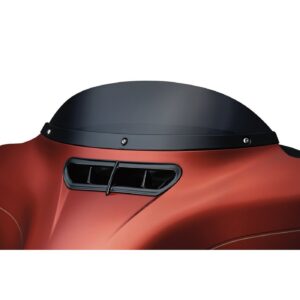 Kuryakyn Kuryakyn, Smooth windshield trim. Gloss black
