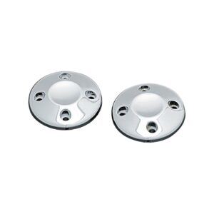 Kuryakyn Kuryakyn, ISO-grip end cap set. Smooth. Chrome (pair)