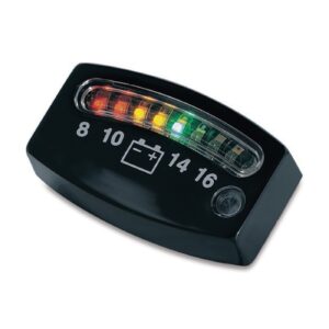 Kuryakyn Kuryakyn, LED battery gauge. Black