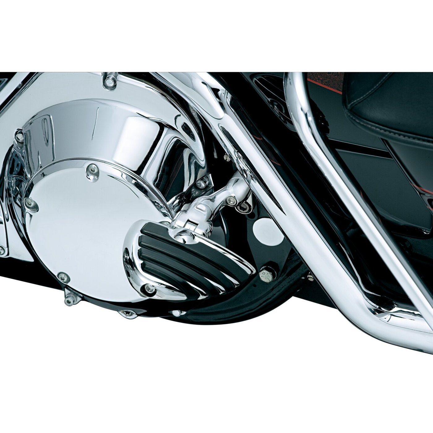 Kuryakyn Kuryakyn, ISO-wing mini floorboards. Chrome - Image 2