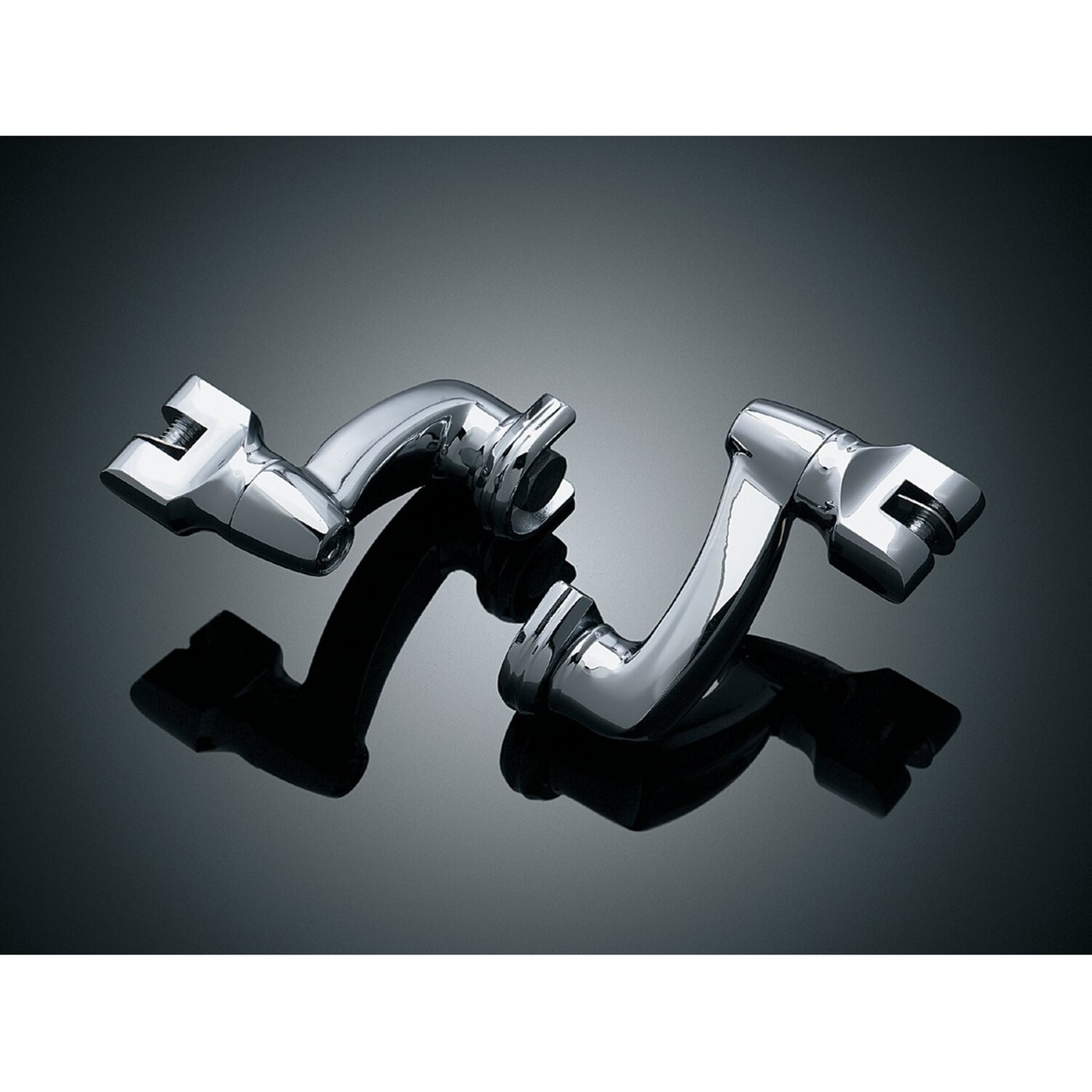Kuryakyn Kuryakyn, Extended footpeg offset mount kit. Chrome
