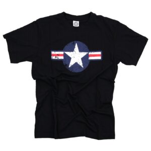 Army Surplus Army Surplus Air Force Star & Bars t-shirt black