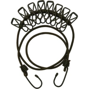 Army Surplus Fosco clothesline with 8 utility hooks