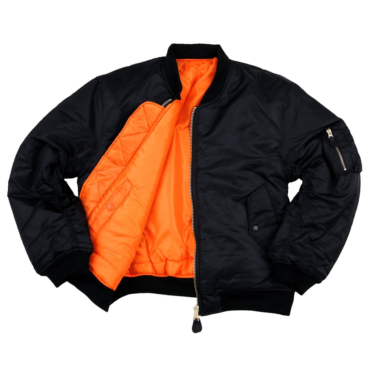 Army Surplus MA-1 bomber flight jacket black