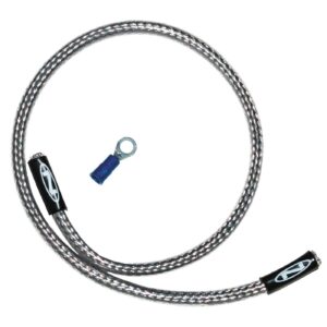 Namz NAMZ, oil pressure harness cover. Braided steel, 18"