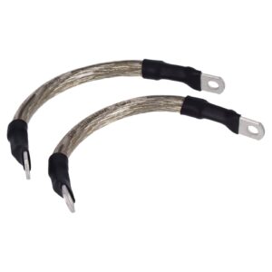 Namz NAMZ, battery cable set. Clear. 6 inch (15cm)