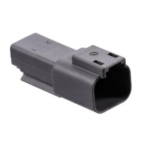 Namz NAMZ, Deutsch DT connectors. Gray, receptacle, 2-pins