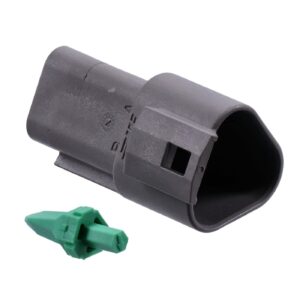 Namz NAMZ, Deutsch connectors. Gray, receptacle, 3-pins