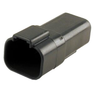 Namz NAMZ, Deutsch connectors. Black, receptacle, 4-pins