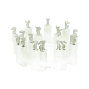 Namz NAMZ, AMP .187" white speakers terminals . White