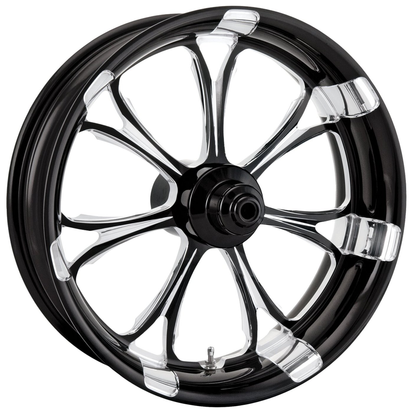 Performance Machine PM, Front wide tire wheel Paramount, 5.5x18". CC Black
