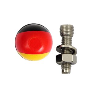TrikTopz Trik Topz licence plate mounts German flag