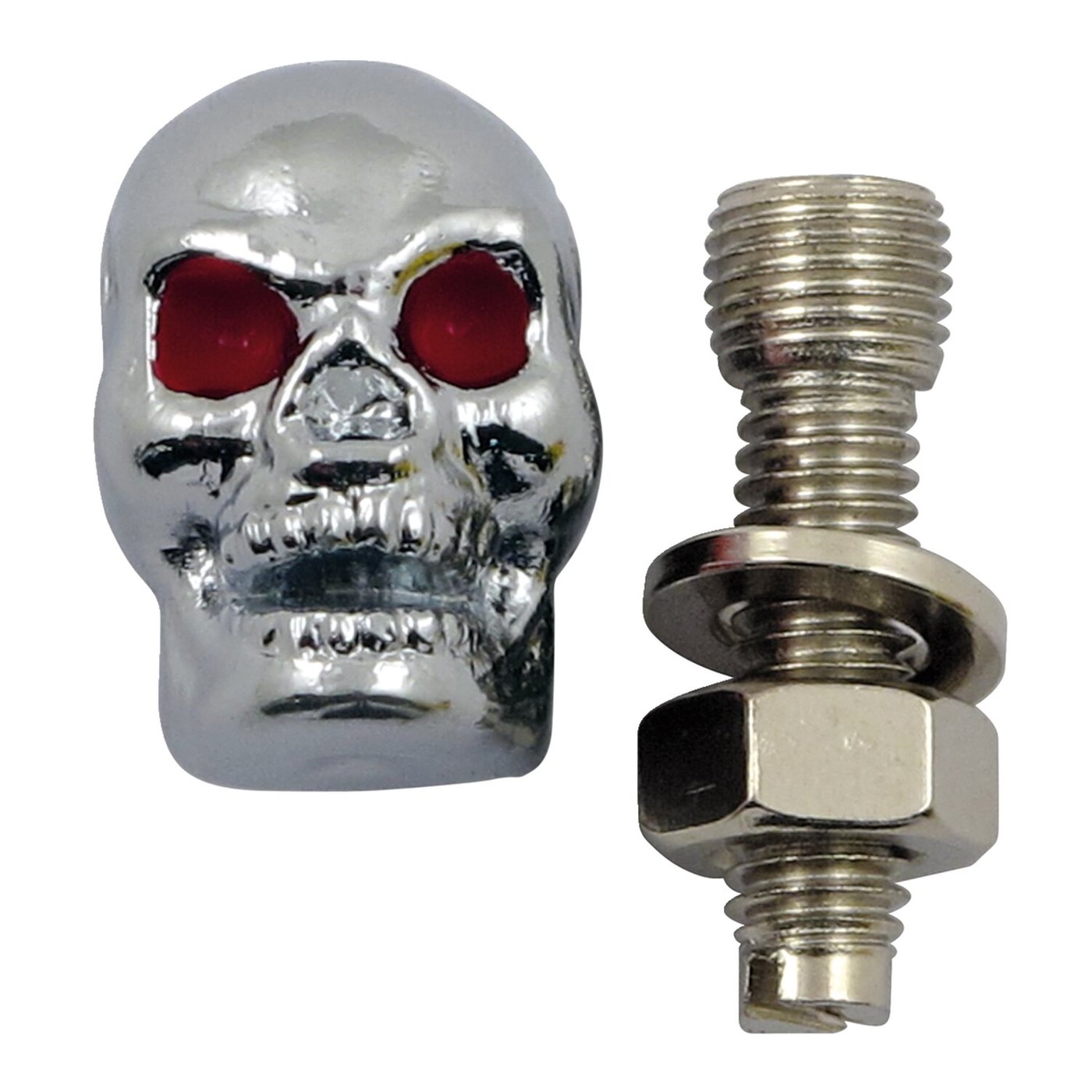 TrikTopz Trik Topz license plate mounts Skull chrome