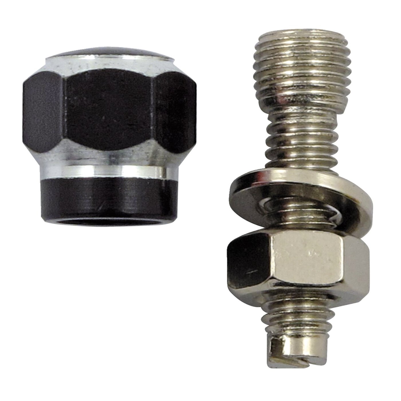 TrikTopz Trik Topz license plate mounts Alloy Two Tone Hex black