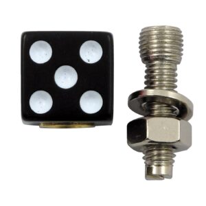 TrikTopz Trik Topz license plate mounts Dice black
