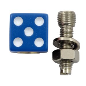 TrikTopz Trik Topz license plate mounts Dice blue